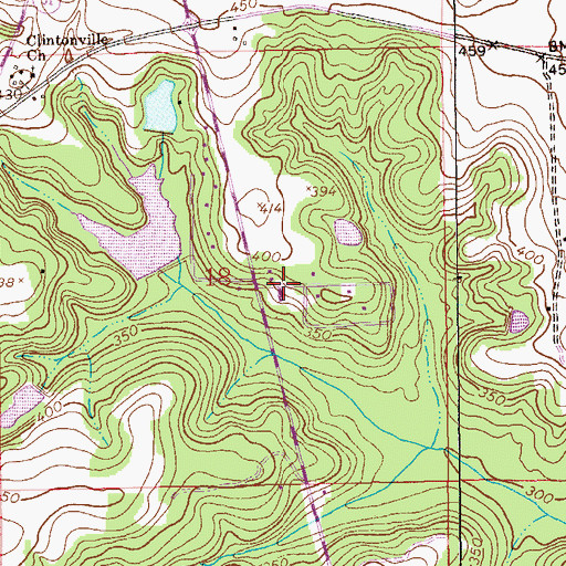 Topographic Map of Greater Holy Temple Church, AL