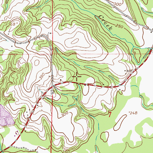 Topographic Map of Abundant Life Emanuel Church, AL