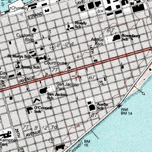 Topographic Map of Childrens Home, TX