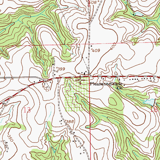 Topographic Map of Watson School (historical), AL
