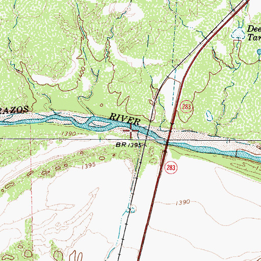 Topographic Map of China Branch, TX