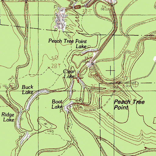 Topographic Map of Clear Lake, TX