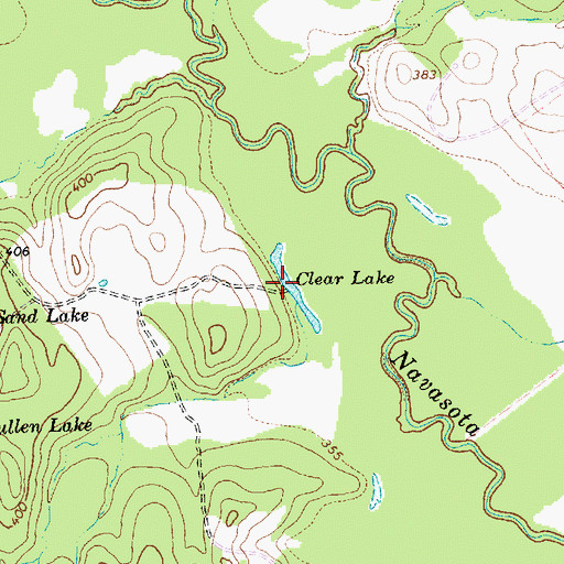 Topographic Map of Clear Lake, TX