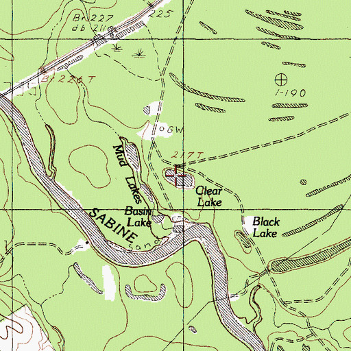 Topographic Map of Clear Lake, TX