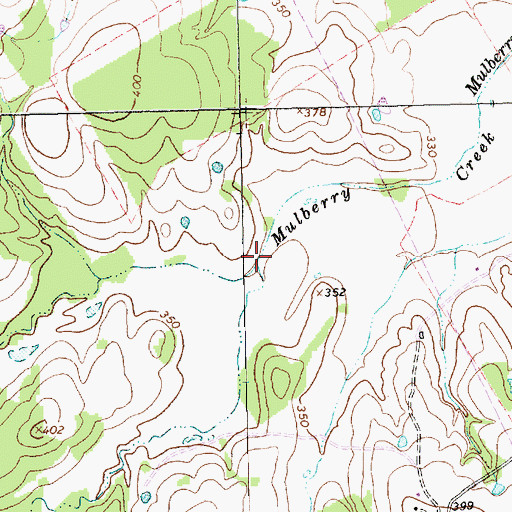 Topographic Map of Coles Branch, TX