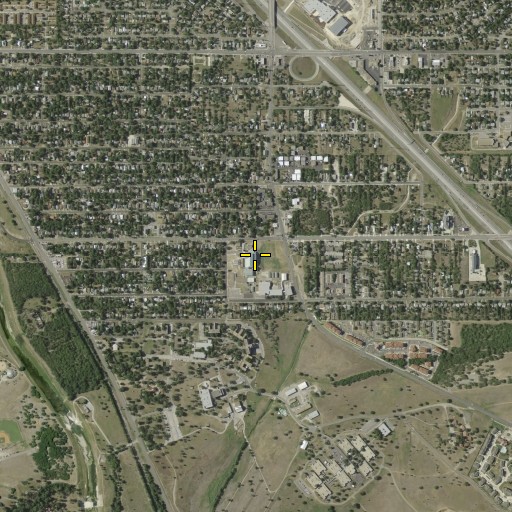 Aerial/Satellite Image of Connell Junior High School, TX