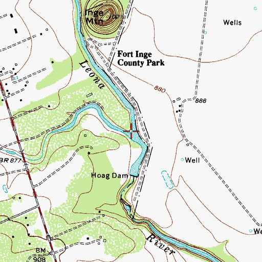 Topographic Map of Cooks Slough, TX