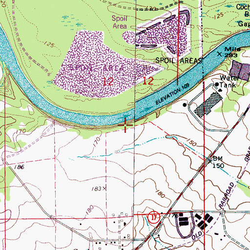 Topographic Map of Fairfield (historical), AL