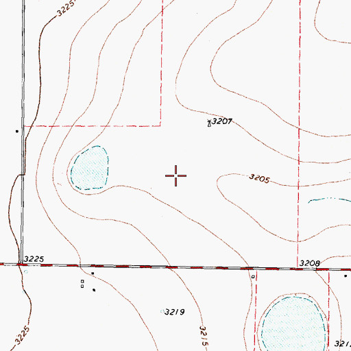 Topographic Map of Crawfish Draw, TX