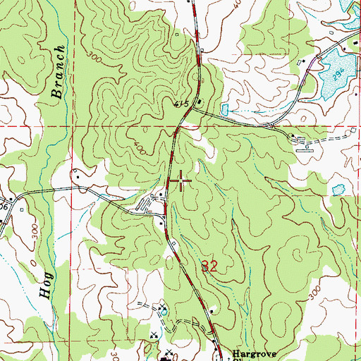 Topographic Map of Hargrove School (historical), AL