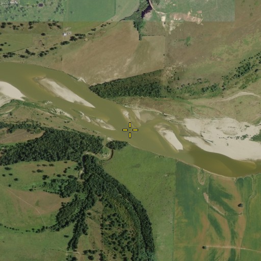 Aerial/Satellite Image of Dead Man Branch, TX
