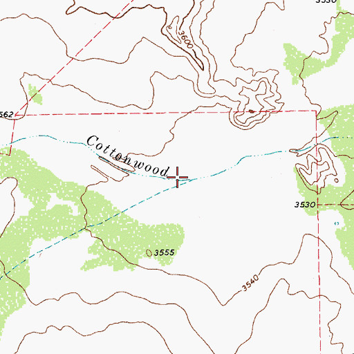 Topographic Map of Dellahunt Draw, TX