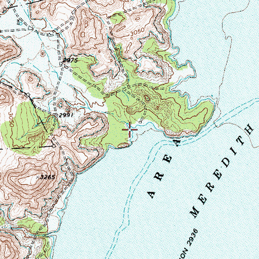 Topographic Map of Devils Canyon, TX