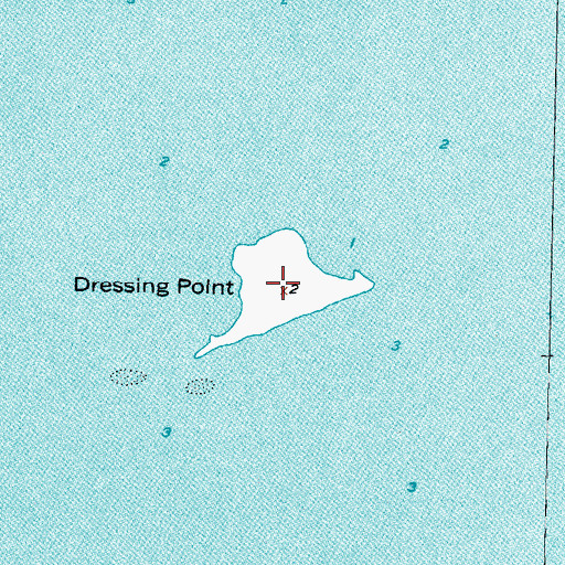 Topographic Map of Dressing Point, TX