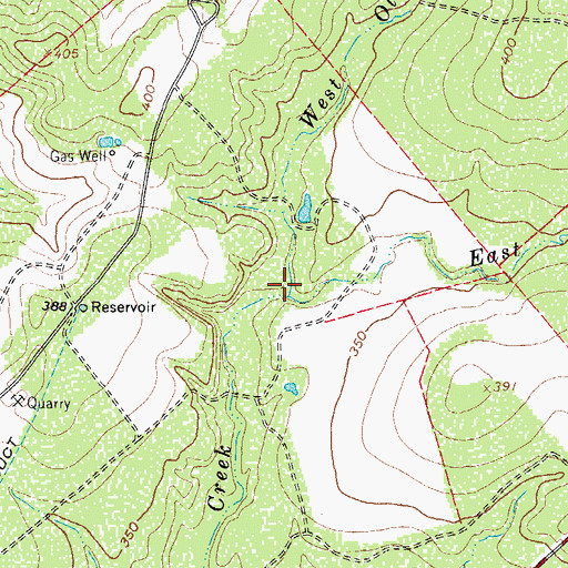 Topographic Map of East Olmos Creek, TX