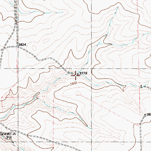 Topographic Map of East Pasture Windmill, TX