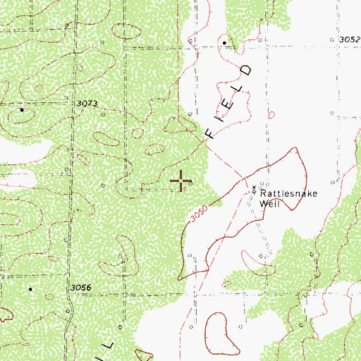 Topographic Map of El Mar Oil Field, TX