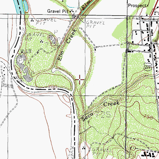 Topographic Map of F Ritche, TX