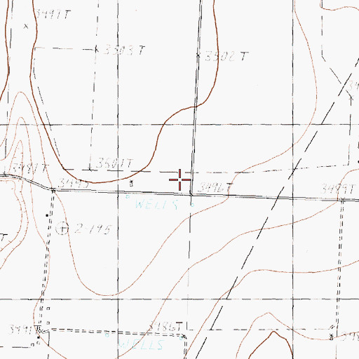 Topographic Map of Fairview Church, TX