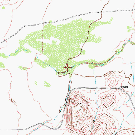Topographic Map of Fivemile Draw, TX