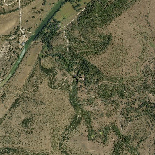 Aerial/Satellite Image of Flemming Spring, TX
