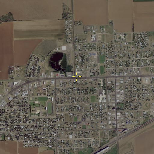 Aerial/Satellite Image of Friona, TX