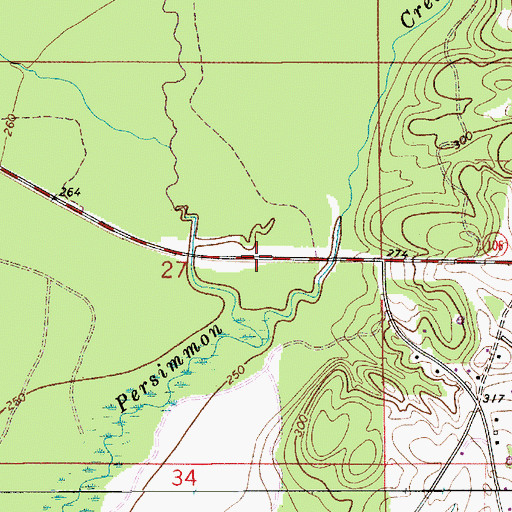 Topographic Map of Wildfork (historical), AL
