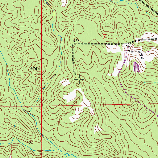 Topographic Map of William Seale Cemetery, AL