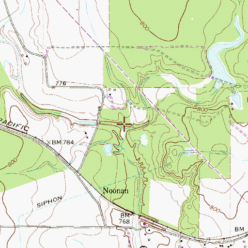 Topographic Map of Goose Creek, TX