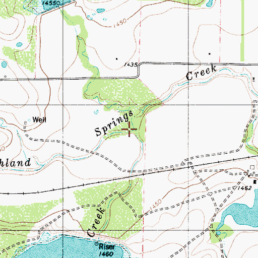 Topographic Map of Hall Valley, TX