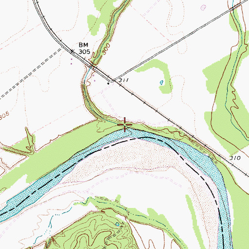 Topographic Map of Hardin Slough, TX