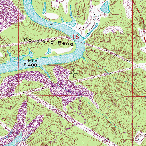 Topographic Map of Butler Number 1 Mine, AL