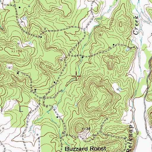 Topographic Map of Hildreth Oil Field, TX