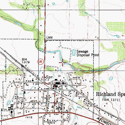 Topographic Map of Hooten Hollow, TX