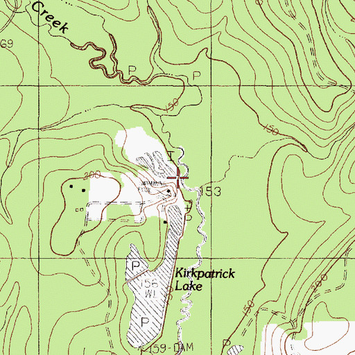 Topographic Map of Hunters Creek, TX