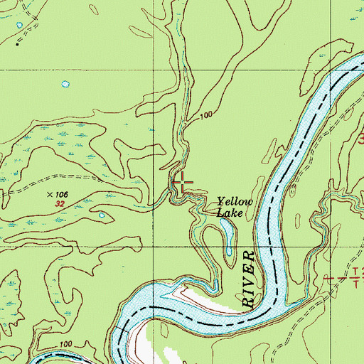 Topographic Map of Hurger Branch, TX