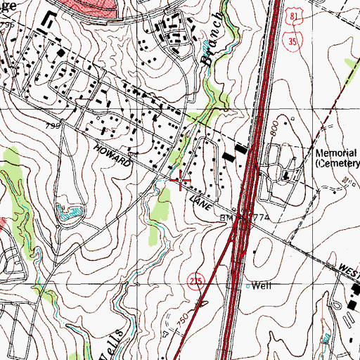 Topographic Map of Idyle Hour Acres, TX