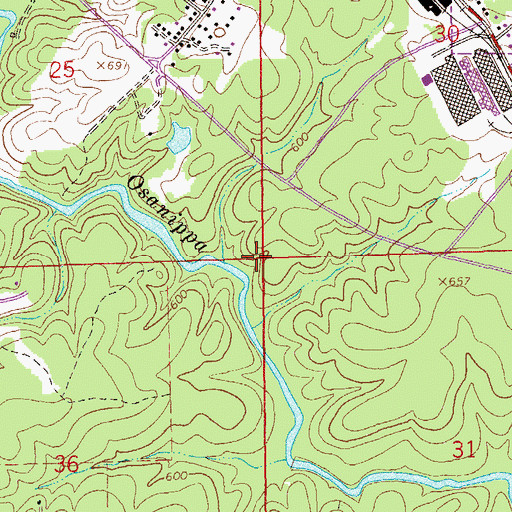 Topographic Map of Daugherty (historical), AL