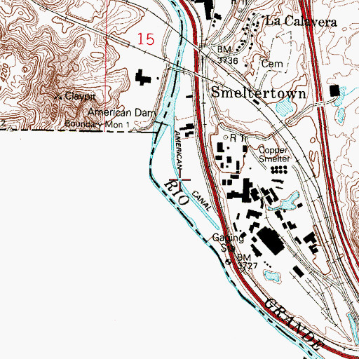 Topographic Map of Jones School, TX