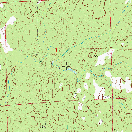 Topographic Map of Ripville Mill (historical), AL