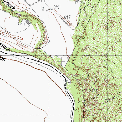 Topographic Map of La Rosita Ranch, TX