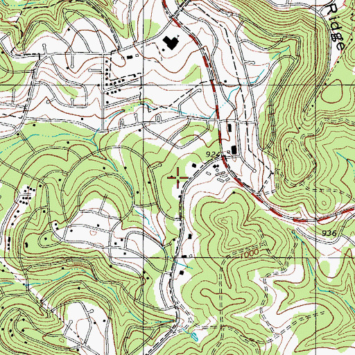 Topographic Map of Lago Vista School, TX