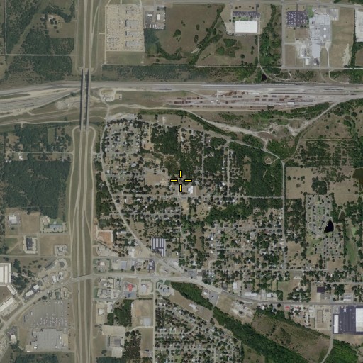 Aerial/Satellite Image of Layne School, TX