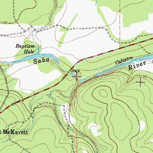Topographic Map of Lee Hollow, TX