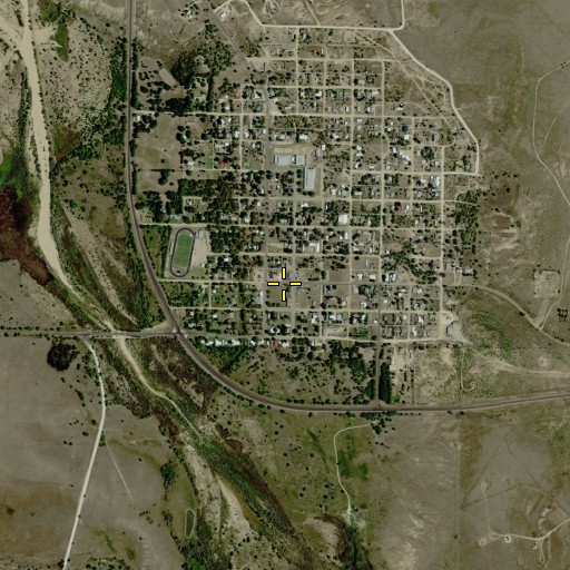 Aerial/Satellite Image of Lefors, TX