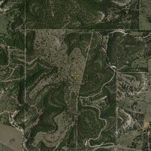 Aerial/Satellite Image of Lehmann Mountain, TX