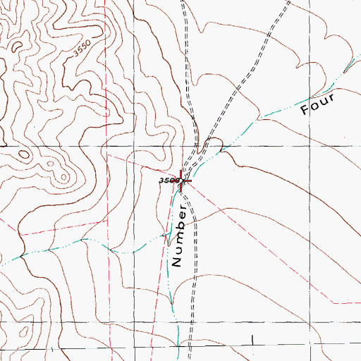 Topographic Map of Lemon Windmill Number One, TX