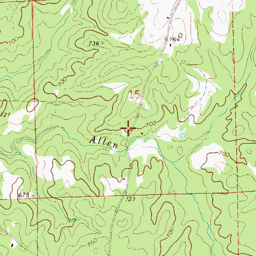Topographic Map of Wise (historical), AL
