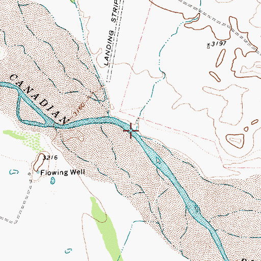 Topographic Map of Lit Creek, TX