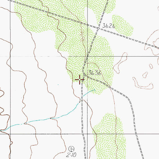 Topographic Map of Little Babb Windmill, TX